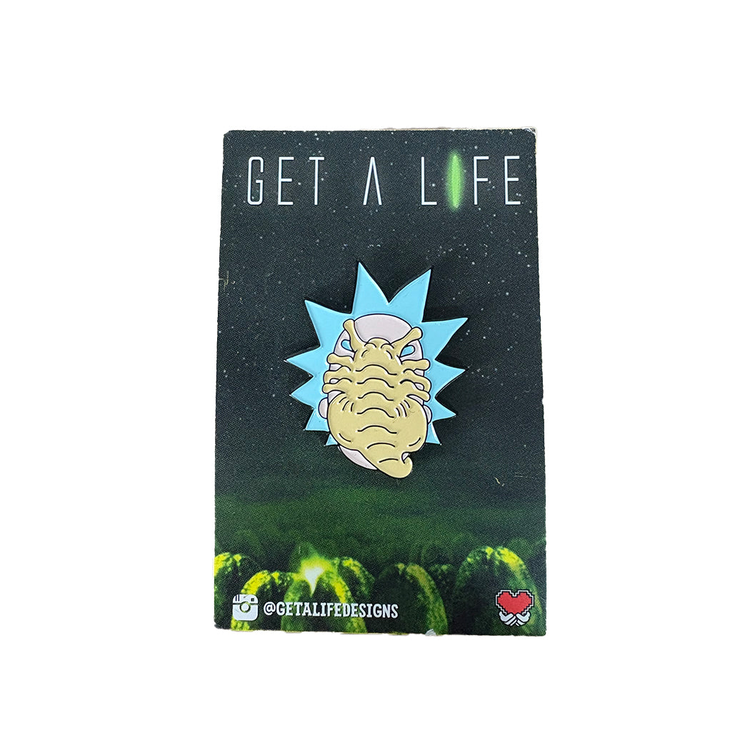 Facehugger Rick Pin Badge - Atomic Pins