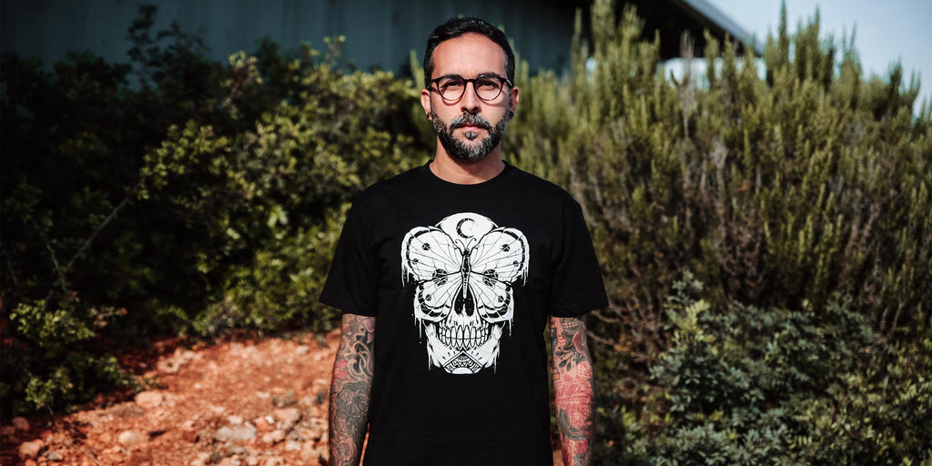 No Fit State Co. Butterfly Skull T-Shirt