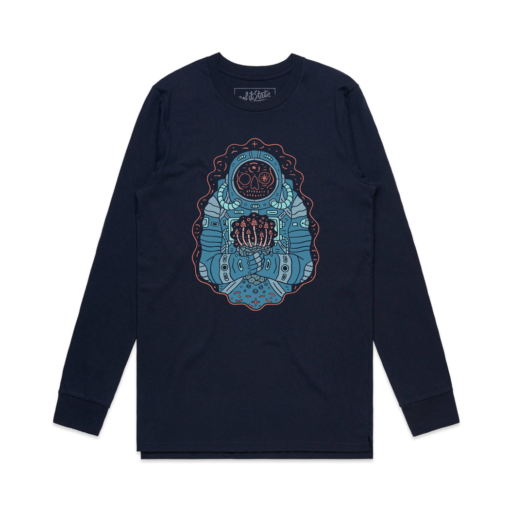Astroshrooms Long Sleeve T-Shirt Navy