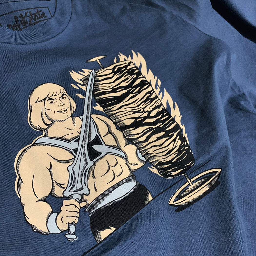 Kebab-Man T-Shirt Petrol Blue - 2