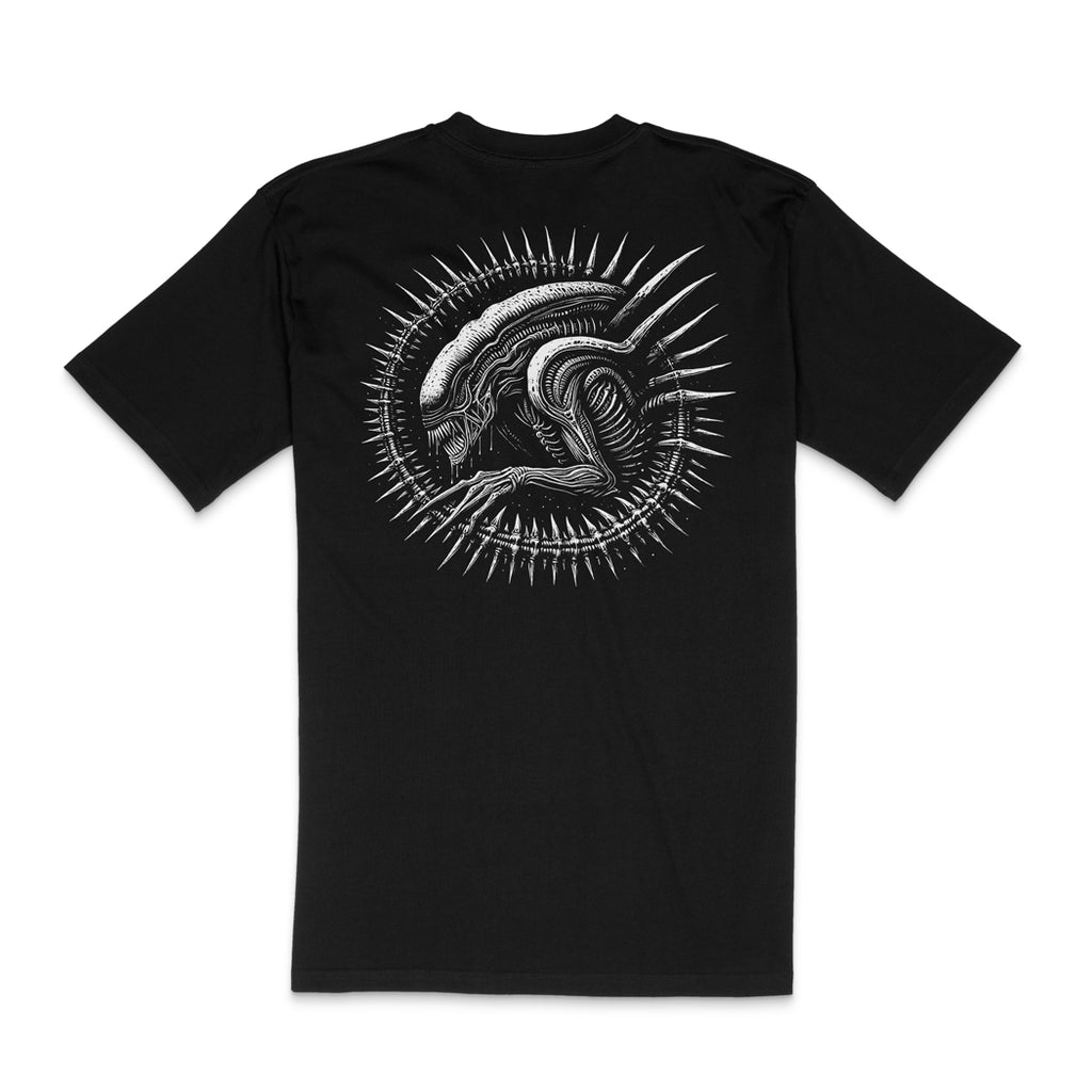 Alien Back Print T-Shirt - 1