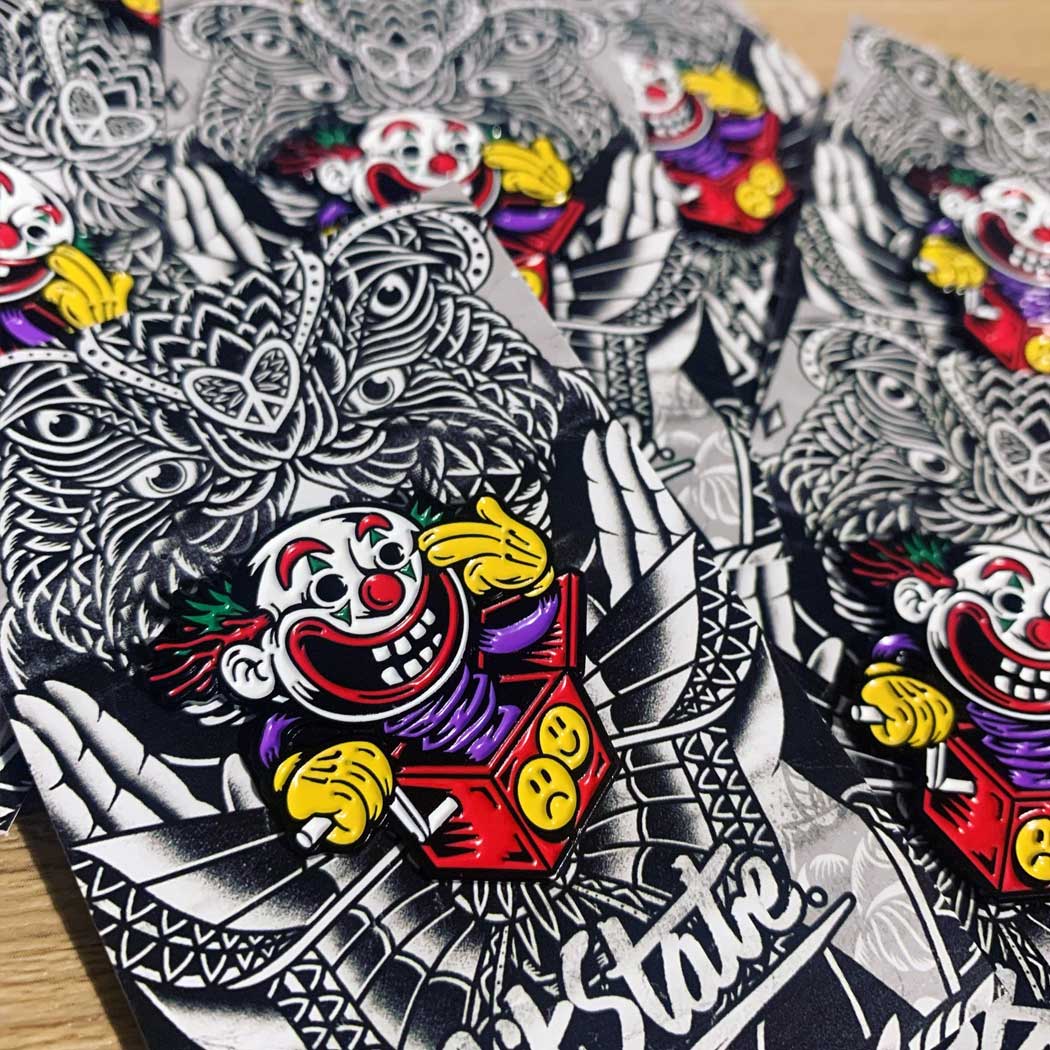 Joker Box Pin Badge - 2