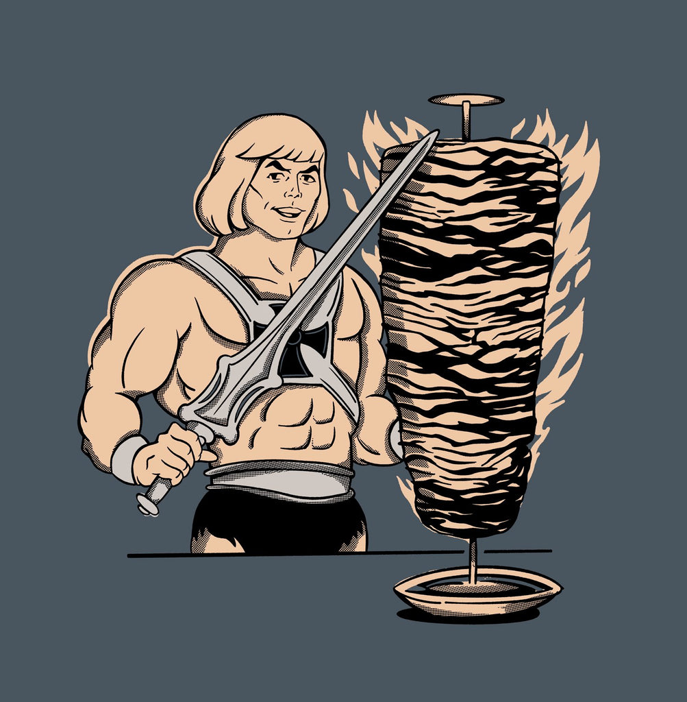 Kebab-Man Illustration