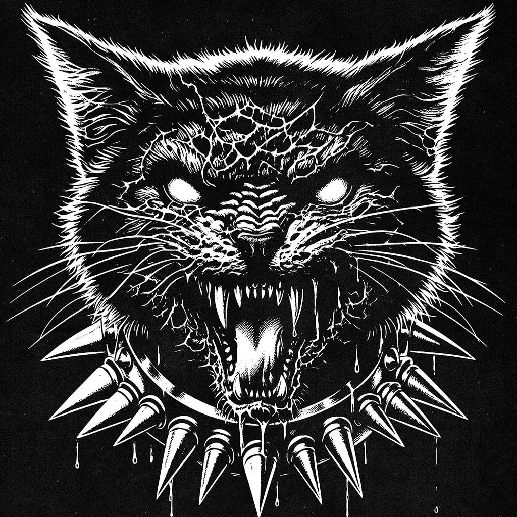 Charlie Metal Cat Illustration