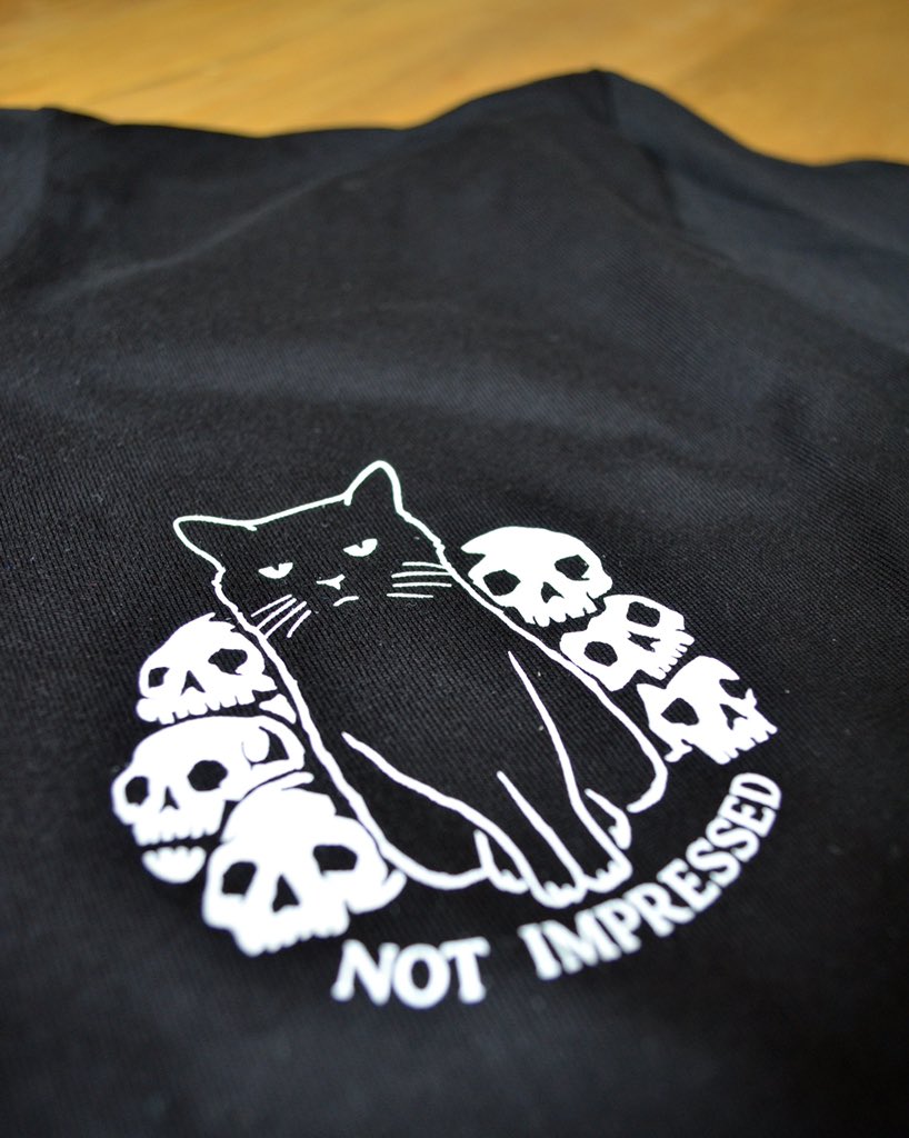 Not Impressed Cat T-Shirt - 4