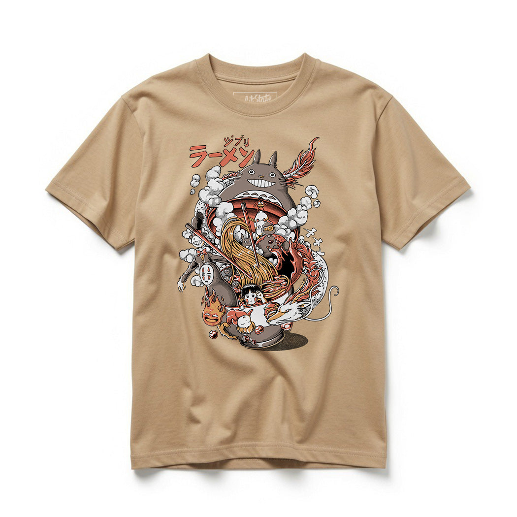 studio ghibli ramen t-shirt