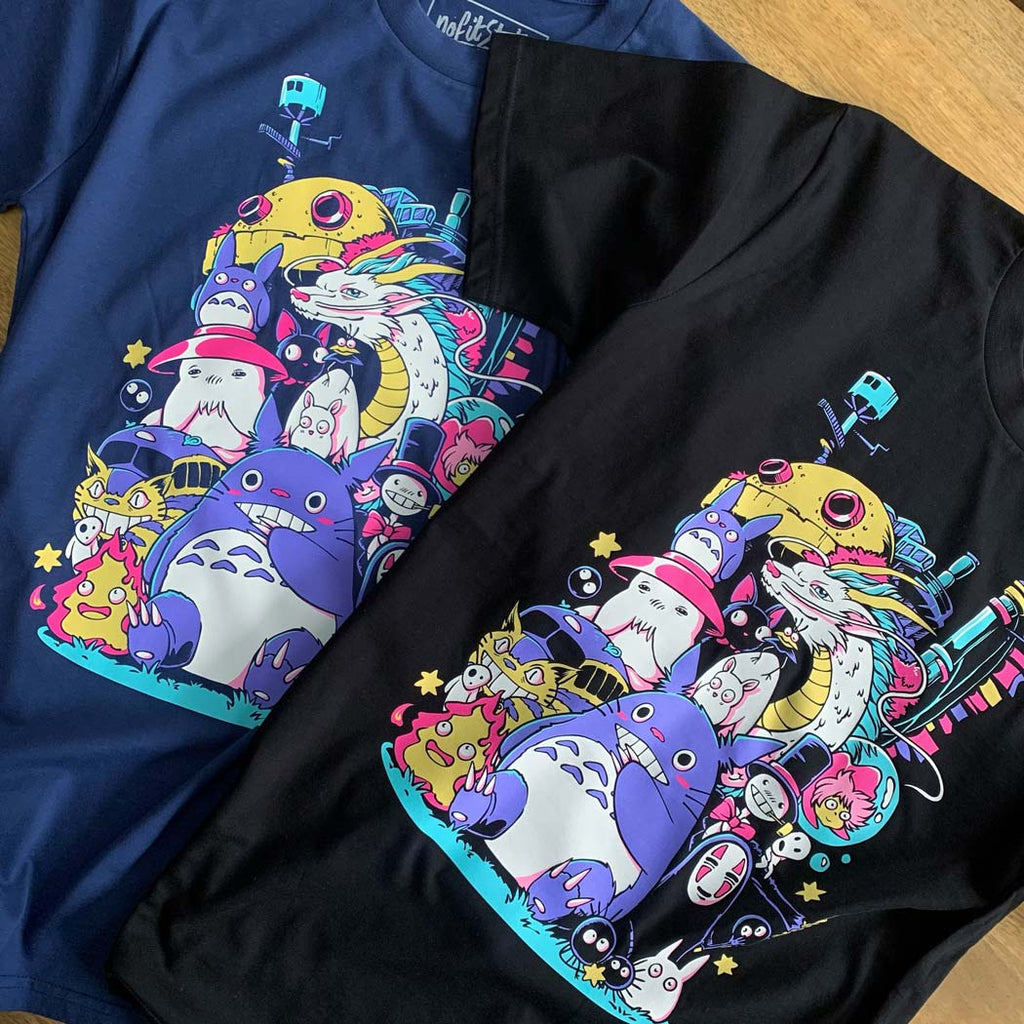 Studio Ghibli T-Shirt Black - 4