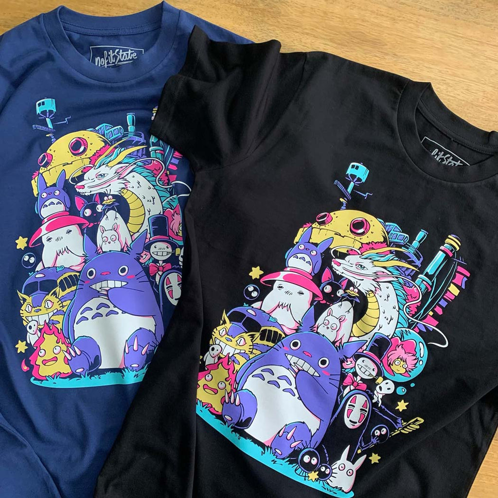 Studio Ghibli T-Shirt Black - 1