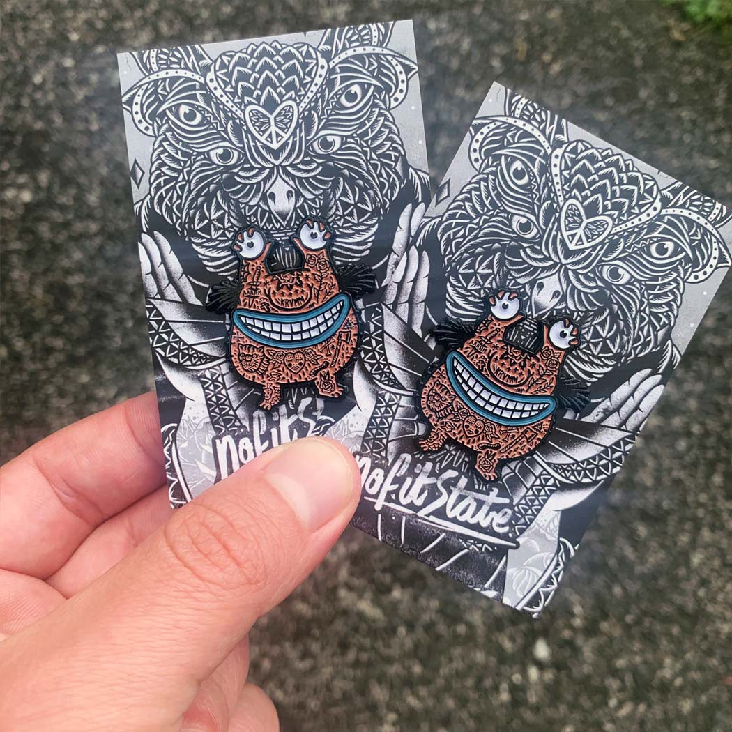 NFS x Catsneeze Krumm Pin Badge - 3