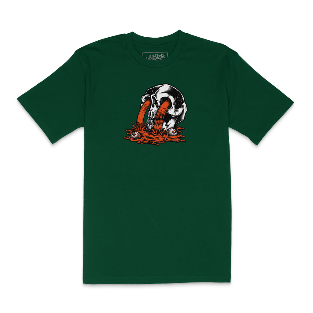 Eyes T-Shirt Emerald Skull No Fit State Co.