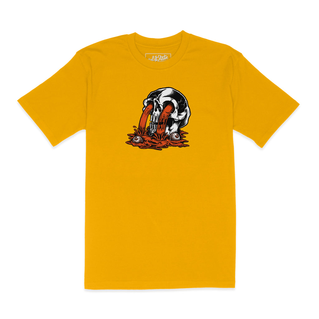 Eyes T-Shirt Yellow Skull No Fit State Clothing.