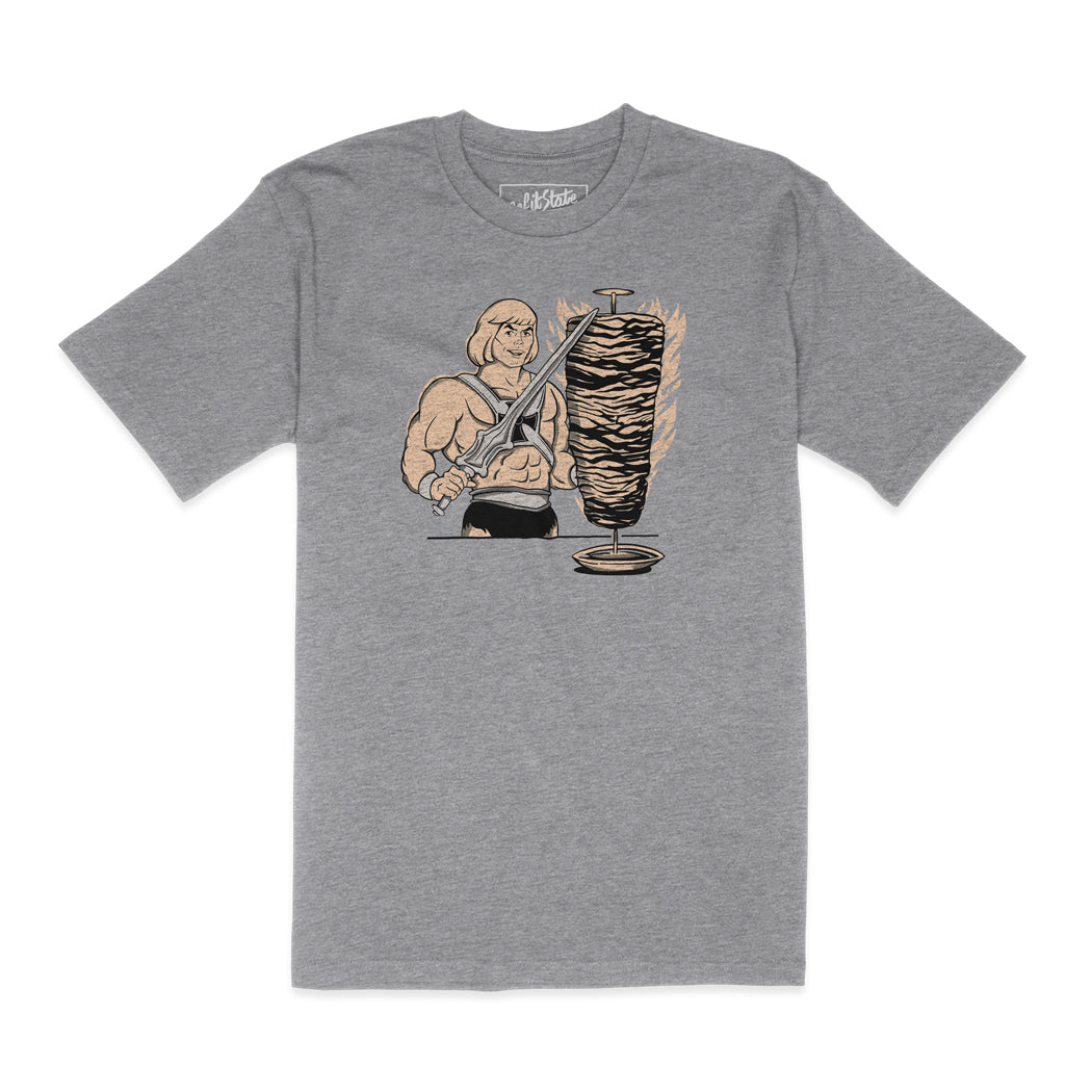 Kebab-Man T-Shirt Heather Grey - 1