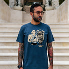 Kebab-Man T-Shirt Petrol Blue - 1