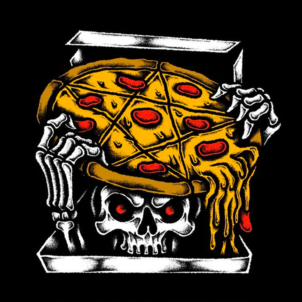 Pizzagram Raglan Pizza Pentagram Illustration