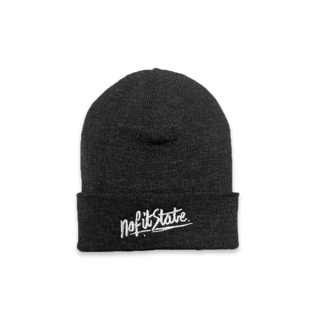 Signature Beanie Charcoal No Fit State Clothing